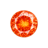 Round PadParadsha synthetic Gem