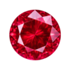 Round Ruby#4 Synthetic gemstone