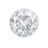 Round White#12 Synthetic gem