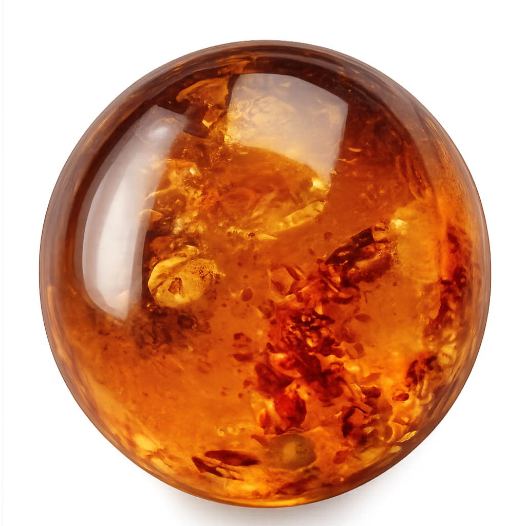Round baltic Amber