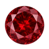 Round garnet #7