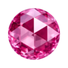 Round rose cut #3 Synthetic Gemstone