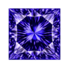 Square CZ Tanzanite
