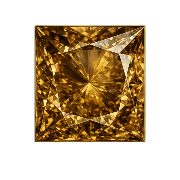 Square Natural SmokeTopaz