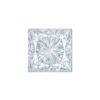 Square White#12 Synthetic Gem