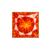 Square padparadsha Synthetic Gem