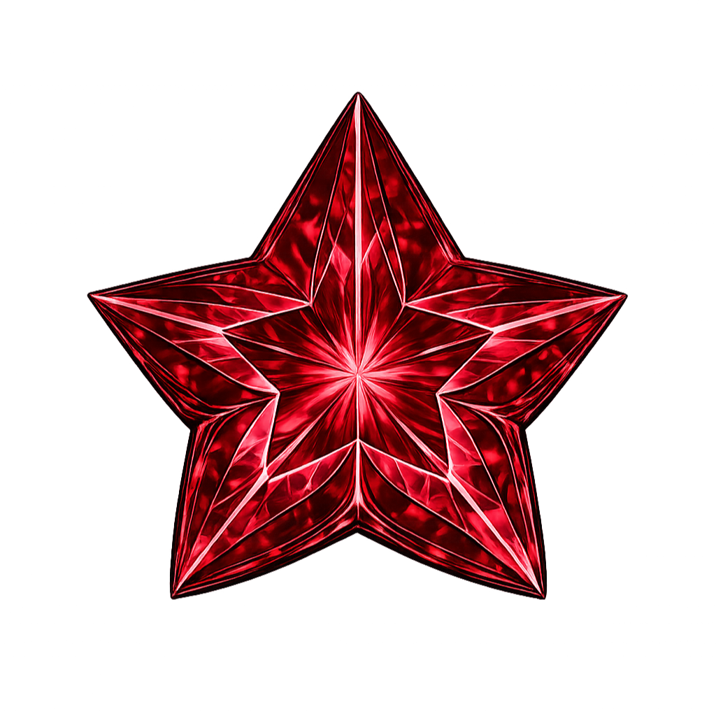 Star Garnet #7 Synthetic Gem