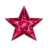 Star Rose#3 Synthetic Gemstone
