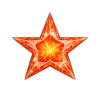 Star padparadsha synthetic gem