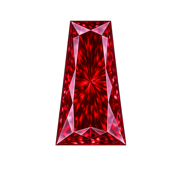 Tapper Garnet # 7 Synthetic Gem