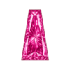 Tapper Rose #3 synthetic Gemstone