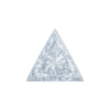 Traingle White #12 Synthetic Gem