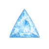 Triangle Aquamarine #104