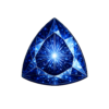 Trillion Dark blue Sapphire #35