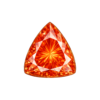 Trillion Padparadsha Synthetic gemstone