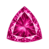 Trillion Rose #3 Synthetic Gemstone