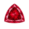Trillion Rubby #4 Synthetic Gemstone