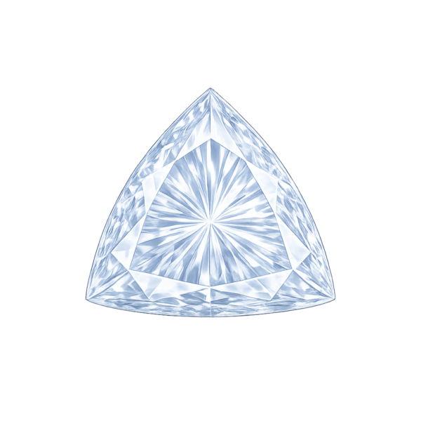 Trillion White #12 Synthetic Gem