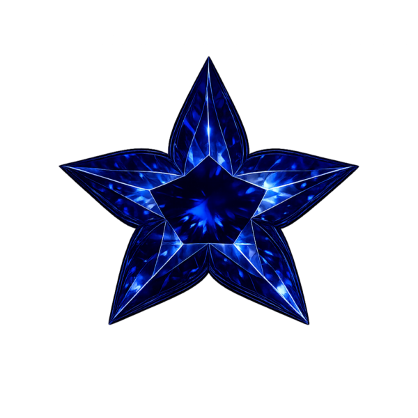 flower Blue Sapphire #34