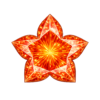 flower Padparadsha Synthetic gem