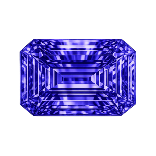 octagon CZ Tanzanite