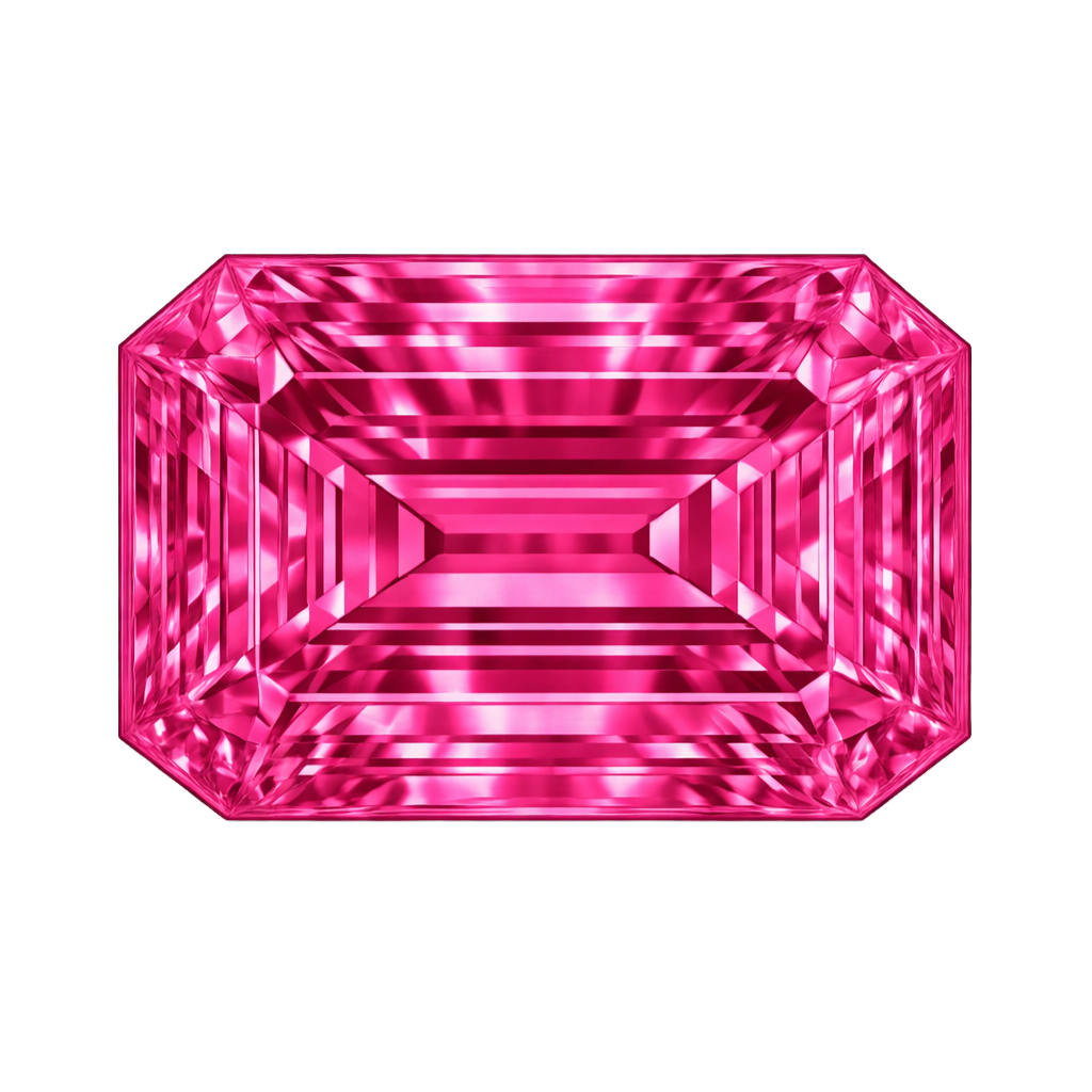 octagon Rose #3 synthetic Genmstone