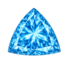 trillion CZ Medium Blue Topaz