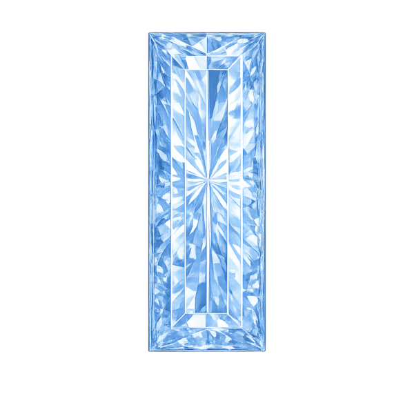 Baguette blue Sapphire Light 123