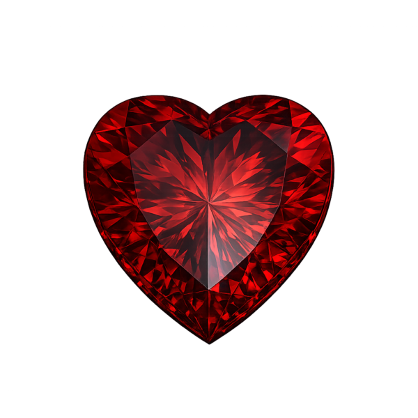 Heart Nano Garnet medium 162