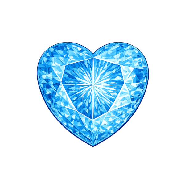 Heart Nano Sky blue Medium 144