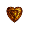 Heart Nano citrine Dark 171