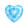 Heart Sky Blue Light 145