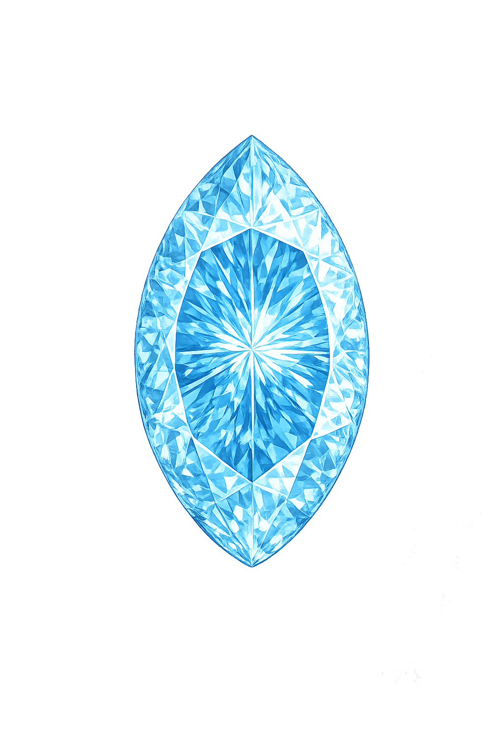 Marquise Nano Sky Blue Light 145