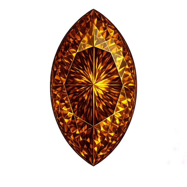 Marquise Nano citrine Dark 171