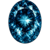 Oval Nano London Blue Medium 141