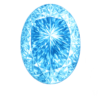 Oval Nano Sky Blue Light 145