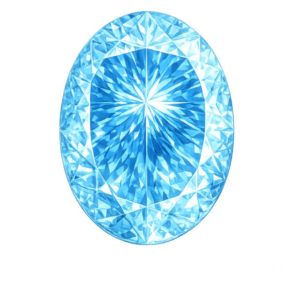 Oval Nano Sky Blue Light 145