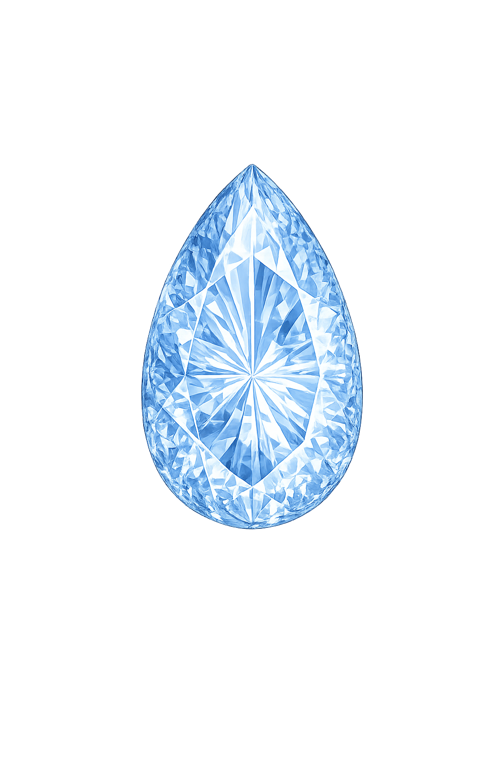 Pear blue Sapphire Light 123