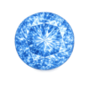 Round Nano Blue Sapphire Medium 124