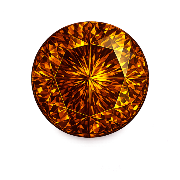 Round Nano Citrine Dark 171