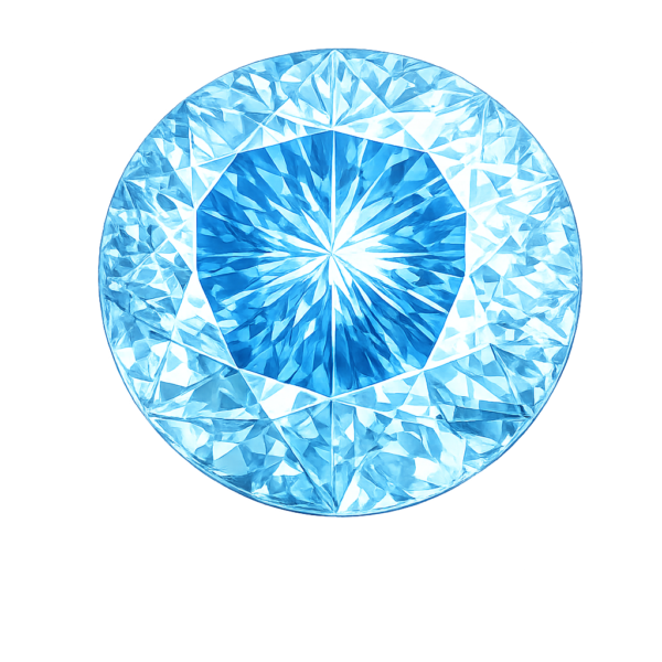 Round Nano Sky Blue Light 145