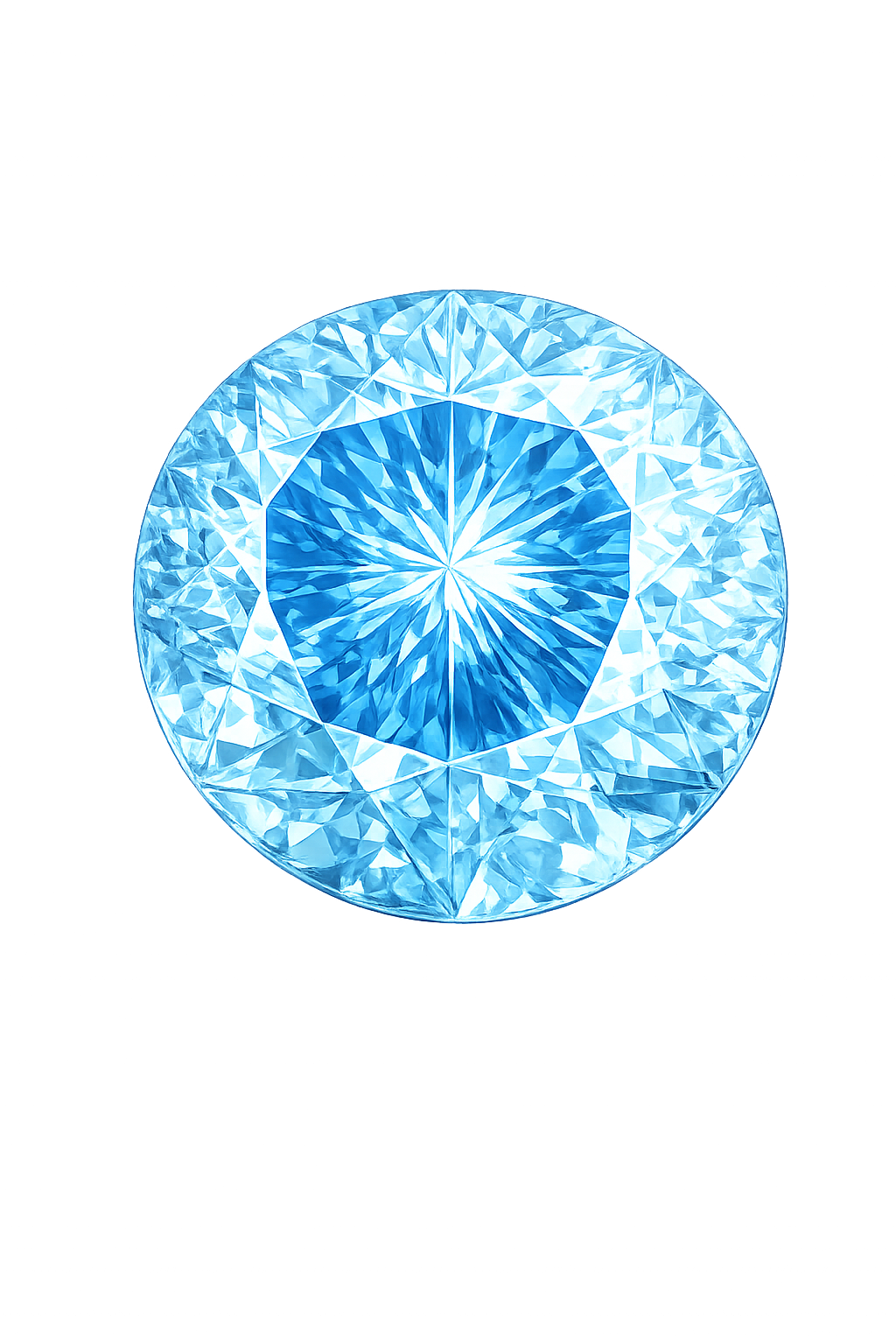 Round Nano Sky Blue Light 145