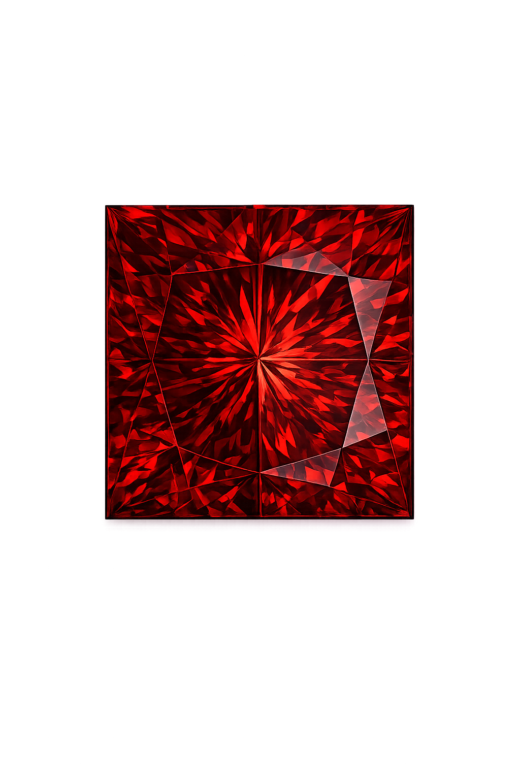 Square Nano Garnet Medium 162