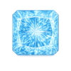 Square cut corner Nano Sky Blue Light 145