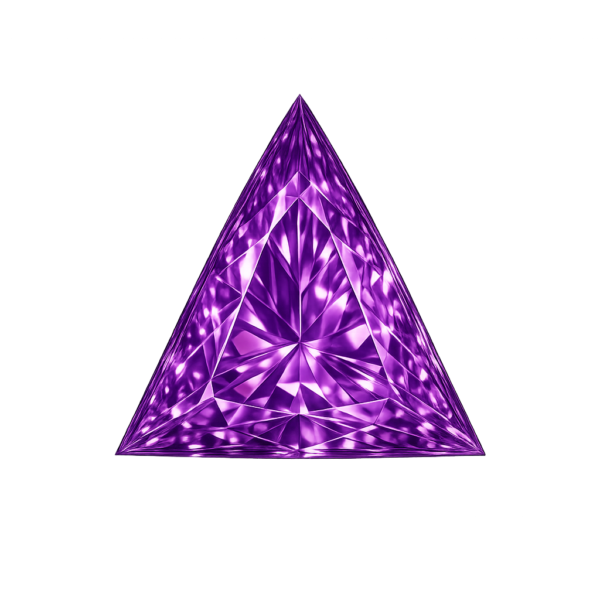 Triangle CZ violet