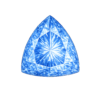 Trillion Blue Sapphire Medium 124