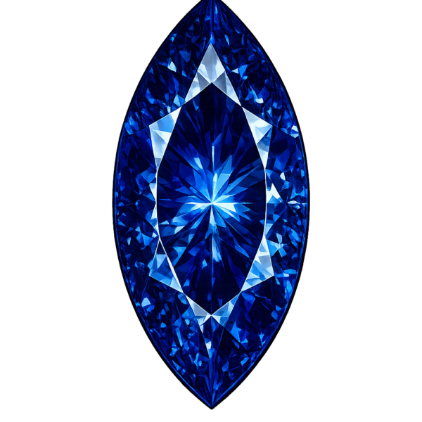 marquise nano Swiss Blue Dark 142