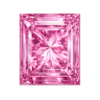 square CZ Pink Rose