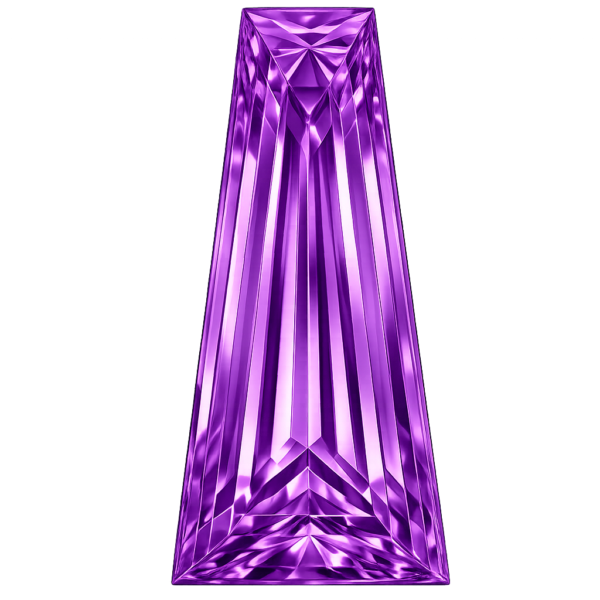 taper cz dark lavender