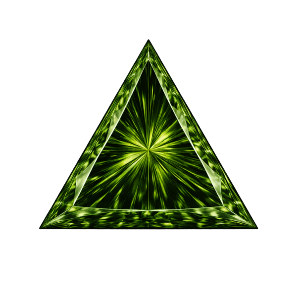triangle CZ green